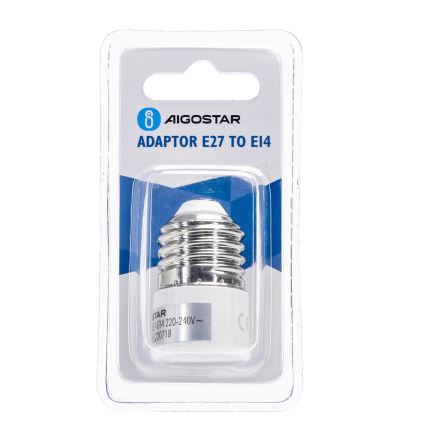 Aigostar - E27 naar E14-adapter