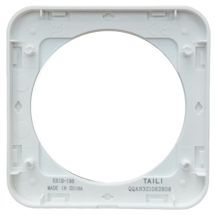 Aigostar - Eenvoudig glazen frame, wit