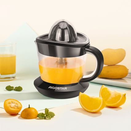 Aigostar - Elektrische citruspers 1l 40W/230V zwart