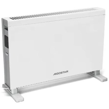 Aigostar - Elektrische convector/ruimteverwarmer met LCD-display ECO/1250/2000W/230V + afstandsbediening