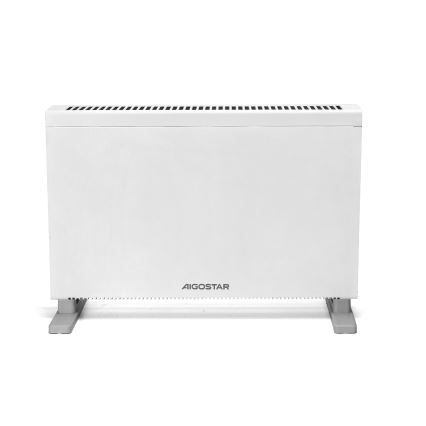 Aigostar - Elektrische convector/ruimteverwarmer met LCD-display ECO/1250/2000W/230V + afstandsbediening