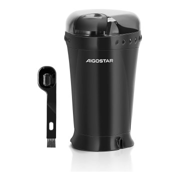 Aigostar - Elektrische koffiebonenmolen 60g 200W/230V zwart