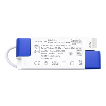 Aigostar - Elektrische transformator 40W/230V