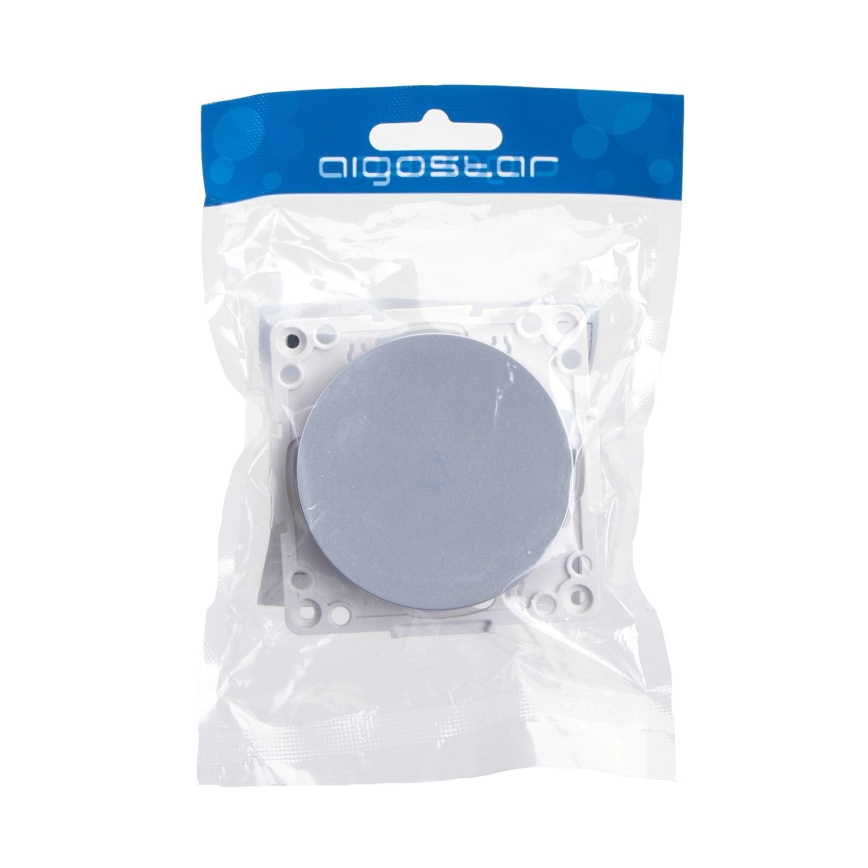 Aigostar - Enkele randloze deurbelknop, zilver