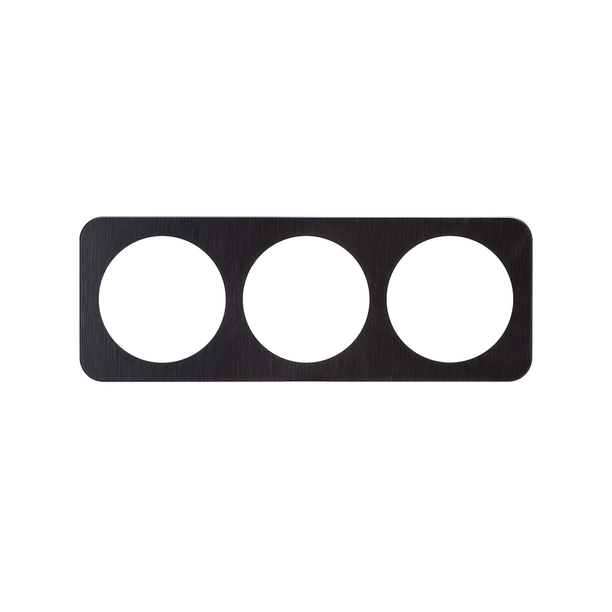 Aigostar - Fotolijst voor drie foto's, zwart