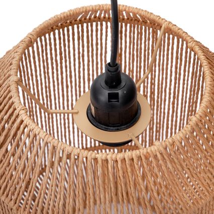 Aigostar - Hanglamp aan een koord 1xE27/60W/230V beige