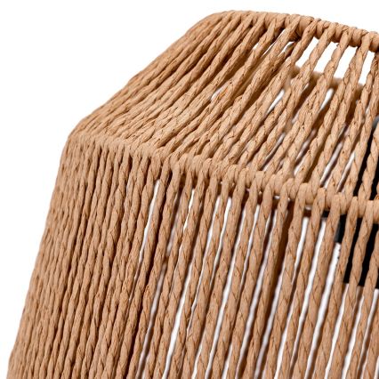Aigostar - Hanglamp aan kabel 1xE27/60W/230V beige Ø 23 cm
