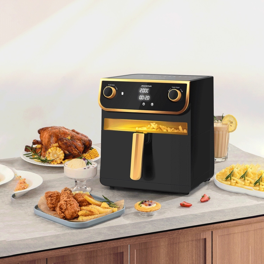 Aigostar - Heteluchtfriteuse 8l 1700W/230V
