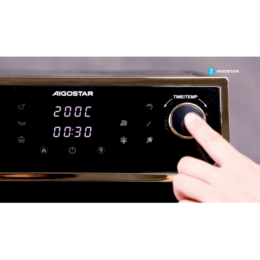 Aigostar - Heteluchtfriteuse 8l 1700W/230V