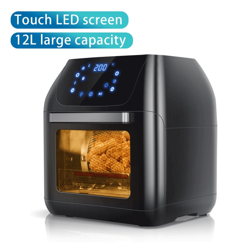 Aigostar - Heteluchtoven 1400W/230V 12l zwart