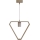 Aigostar - Houten hanglamp aan snoer 1xE27/60W/230V grenen
