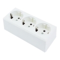 Aigostar - Huishoudelijk stopcontact 3-voudig SCHUKO 250/16A