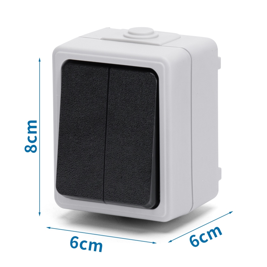 Aigostar - Huisschakelaar voor wisselstroom 250V/10A IP54