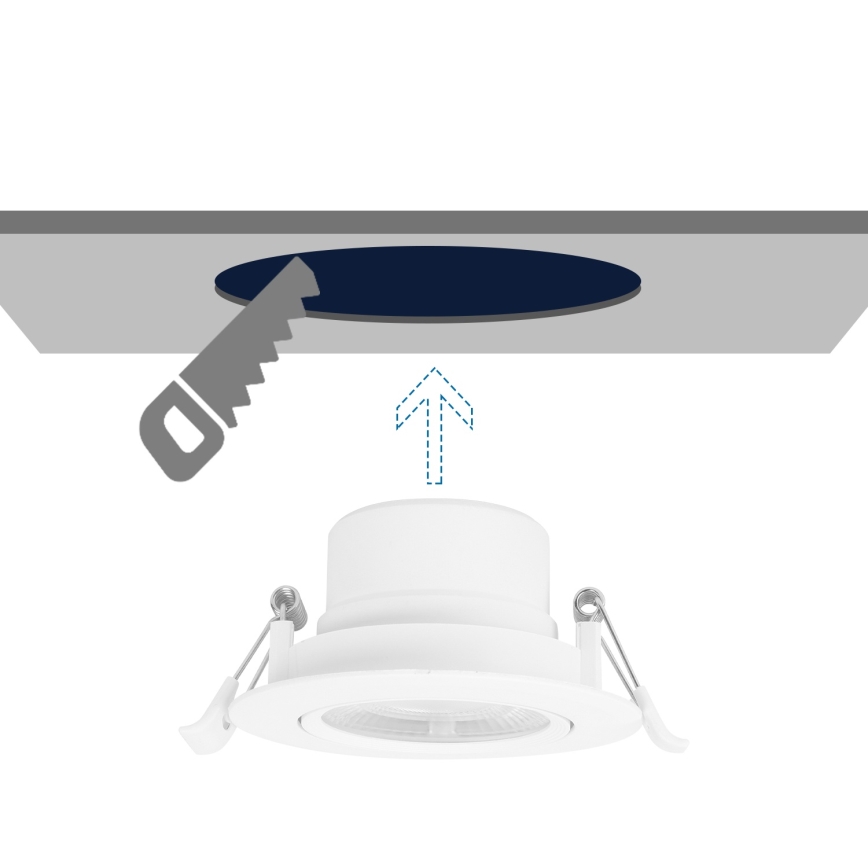 Aigostar - Inbouw LED Lamp LED/5W/230V 4000K ø 8,5 cm wit