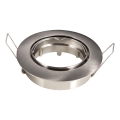 Aigostar - Inbouwring voor GU10 inbouwspot, Ø 8,2 cm, mat chroom