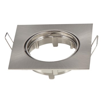 Aigostar - Inbouwring voor inbouwspot GU10 8,2x8,2 cm mat chroom
