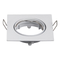 Aigostar - Inbouwring voor inbouwspot GU10 8,2x8,2 cm wit