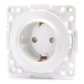 Aigostar - Inbouwstopcontact zonder afdekraam SCHUKO 250V/16A wit
