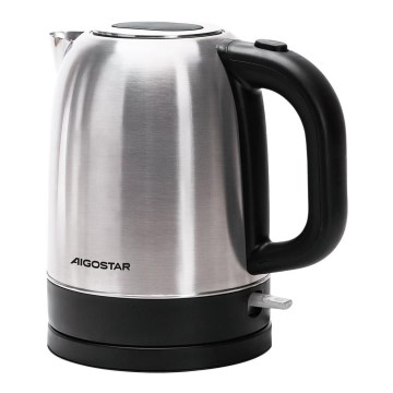 Aigostar - Ketel 1,7l 2200W/230V mat chroom