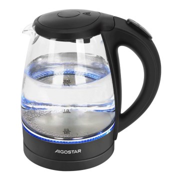 Aigostar - Ketel 1,7l 2200W/230V zwart