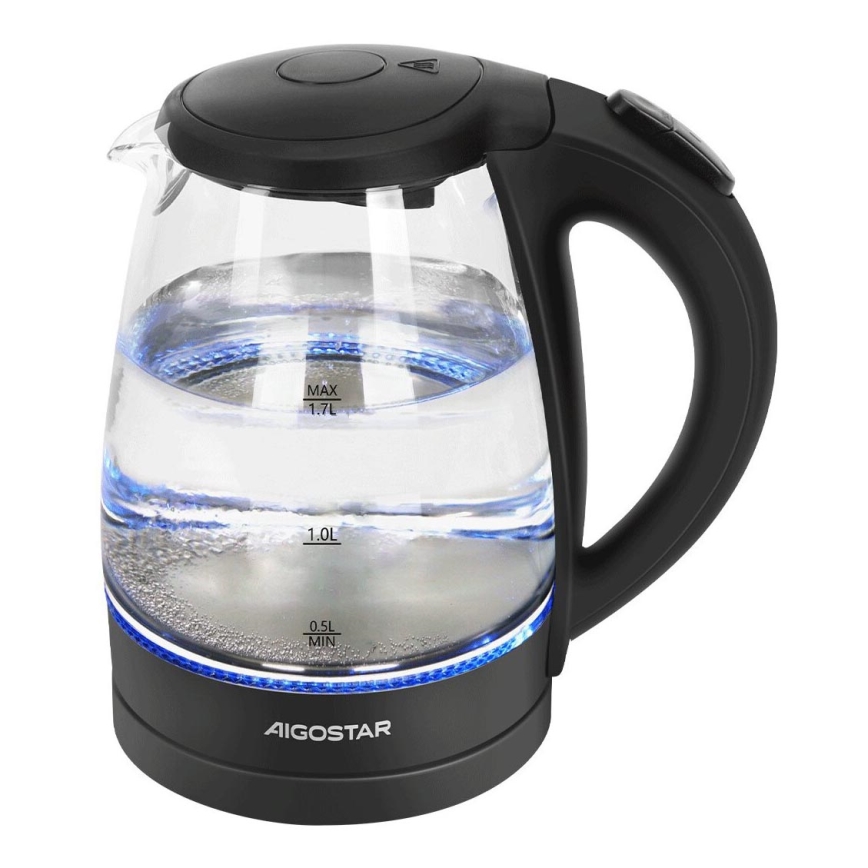 Aigostar - Ketel 1,7l 2200W/230V zwart