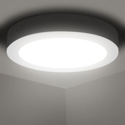 Aigostar - LED Aan plafond bevestigde lamp LED/12W/230V diameter 17,4 cm 4000K wit