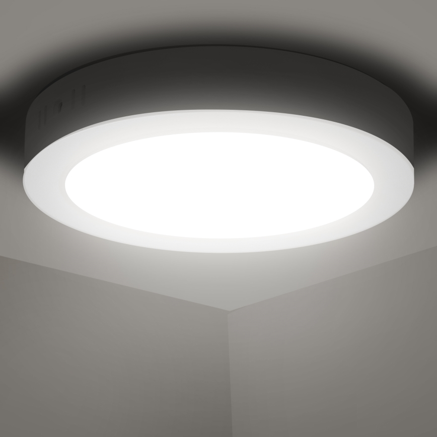 Aigostar - LED Aan plafond bevestigde lamp LED/12W/230V diameter 17,4 cm 4000K wit