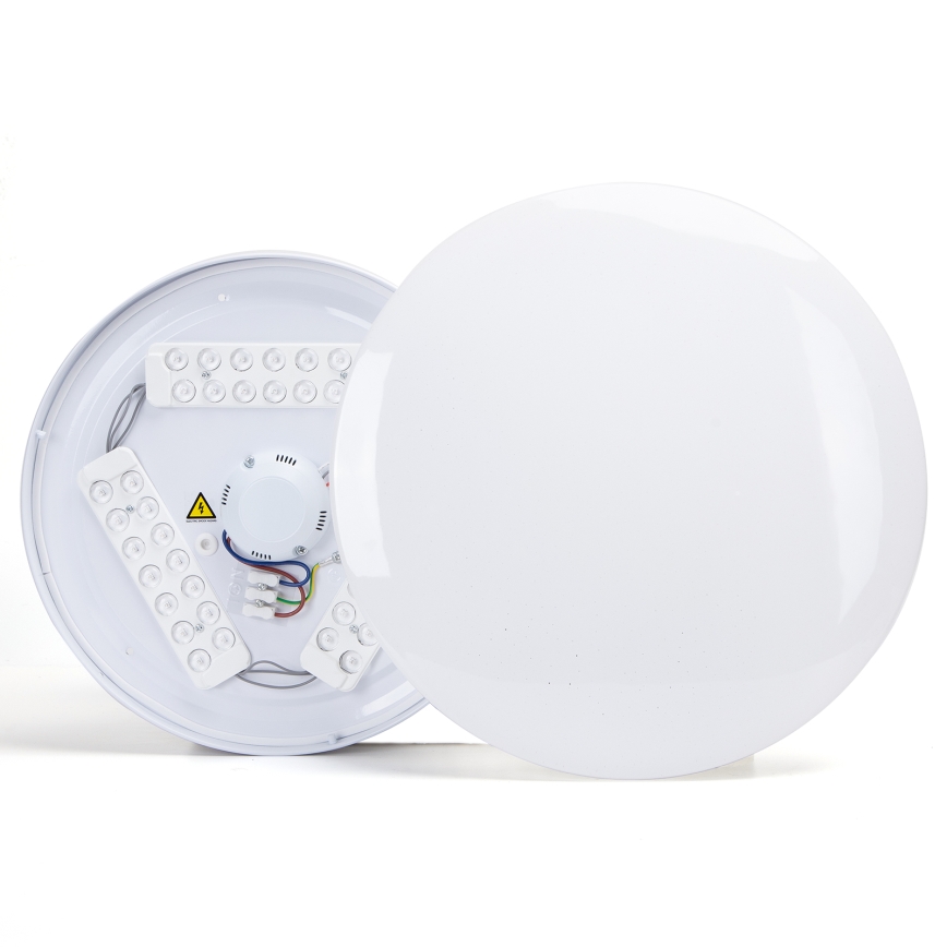 Aigostar - LED Dimbare badkamer plafondverlichting MESH Smart LED/18W/230V 3000-65000K IP44 + afstandsbediening