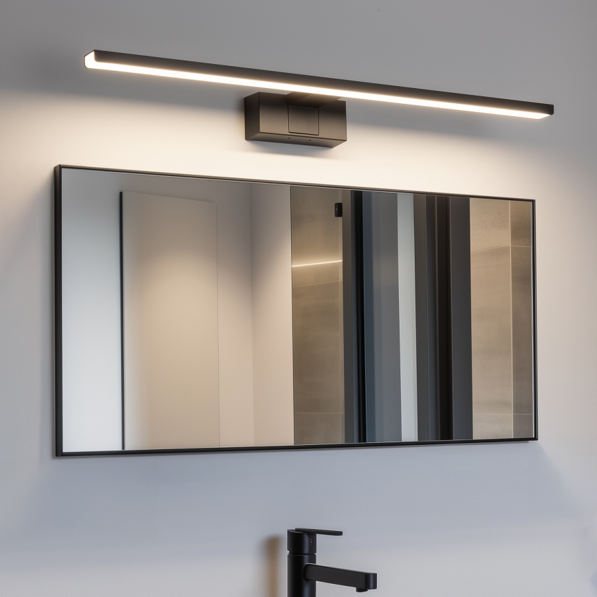 Aigostar - LED Badkamer spiegelverlichting LED/12W/230V 4000K 60 cm IP44 zwart