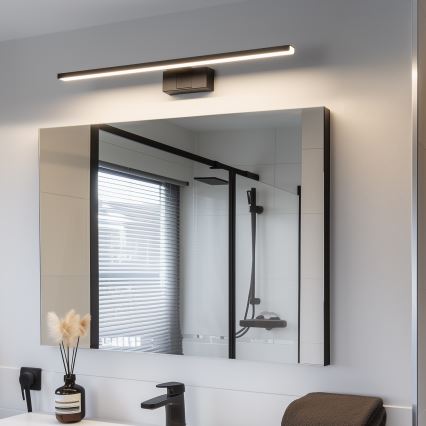 Aigostar - LED Badkamer spiegelverlichting LED/12W/230V 4000K 60 cm IP44 zwart