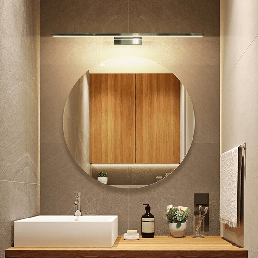 Aigostar - LED Badkamer spiegelverlichting LED/12W/230V 4000K 60cm IP44 aluminium