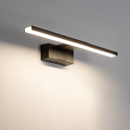 Aigostar - LED Badkamer spiegelverlichting LED/8W/230V 4000K 40 cm IP44 zwart