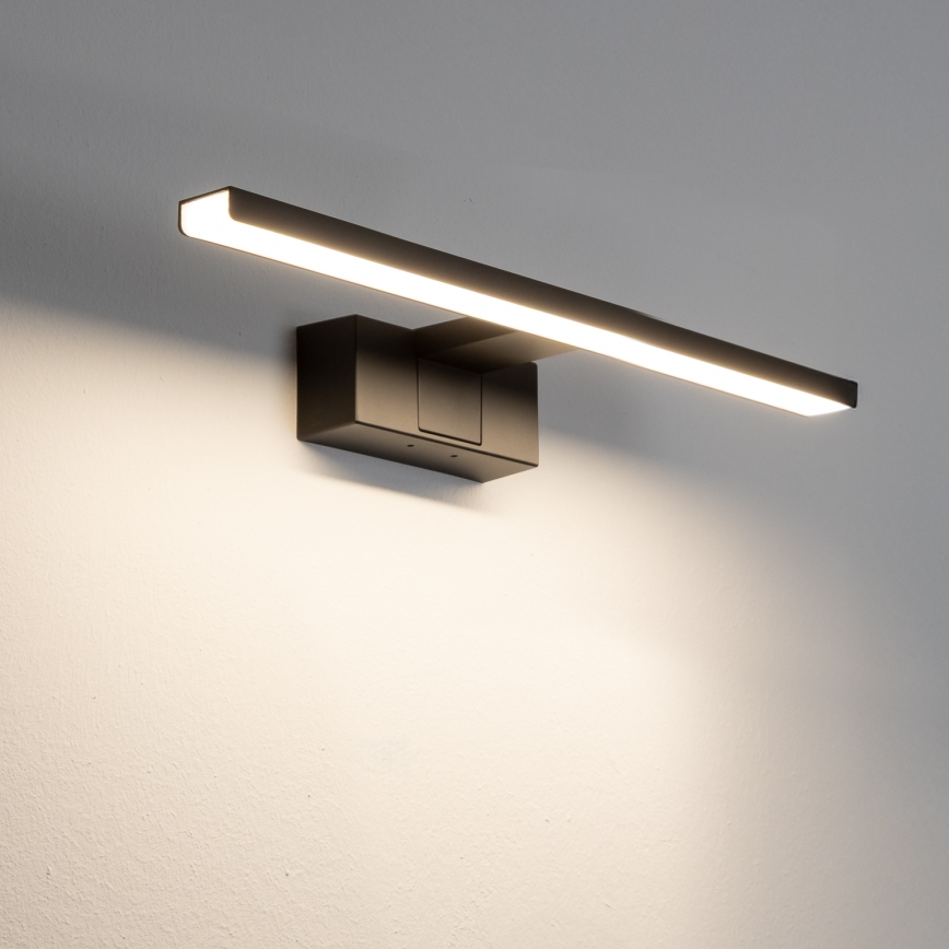 Aigostar - LED Badkamer spiegelverlichting LED/8W/230V 4000K 40 cm IP44 zwart