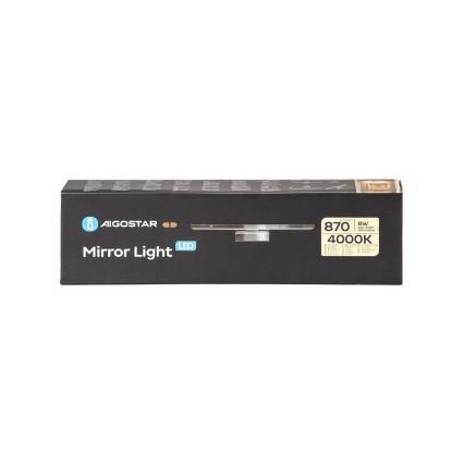 Aigostar - LED Badkamer spiegelverlichting LED/8W/230V 4000K 40cm IP44
