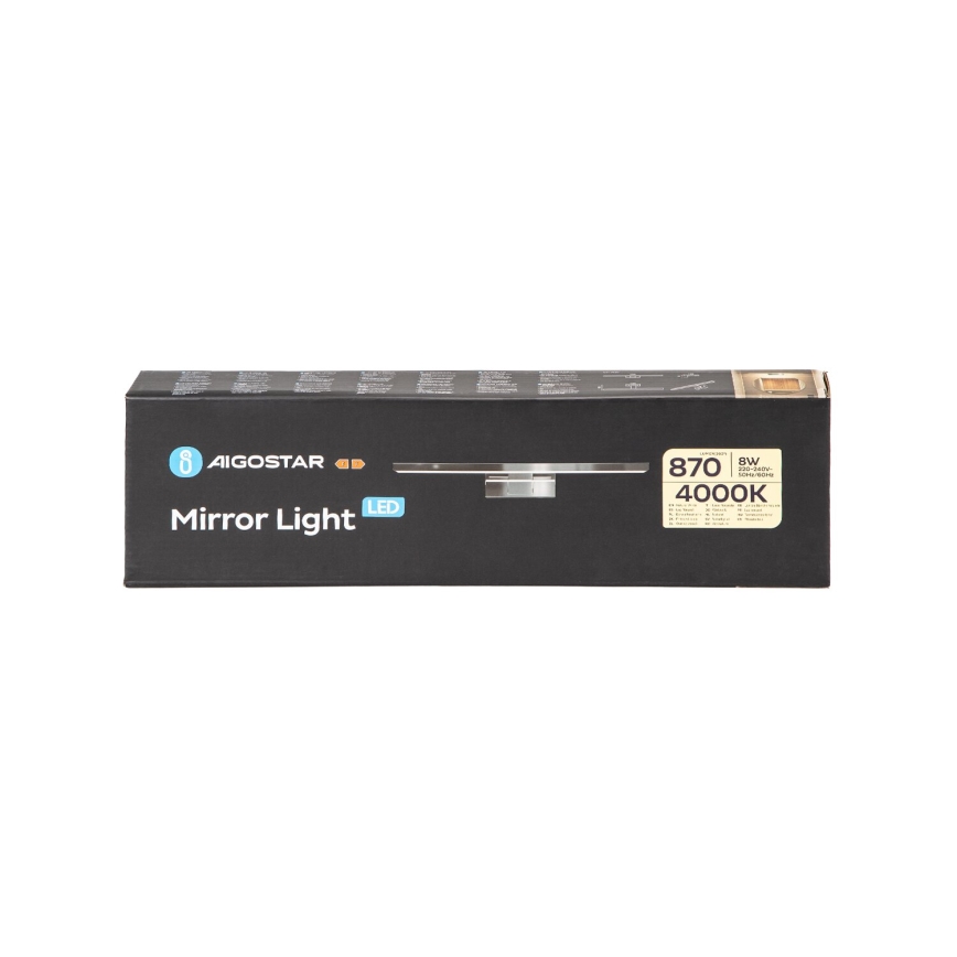 Aigostar - LED Badkamer spiegelverlichting LED/8W/230V 4000K 40cm IP44