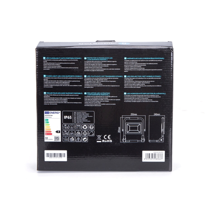 Aigostar - LED Bouwlamp met een standaard LED/50W/230V 6500K IP65
