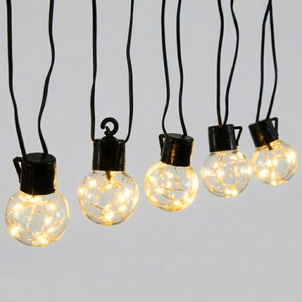 Aigostar - LED buiten decoratieve slinger 80xLED/8 functies 5m IP44 warm wit