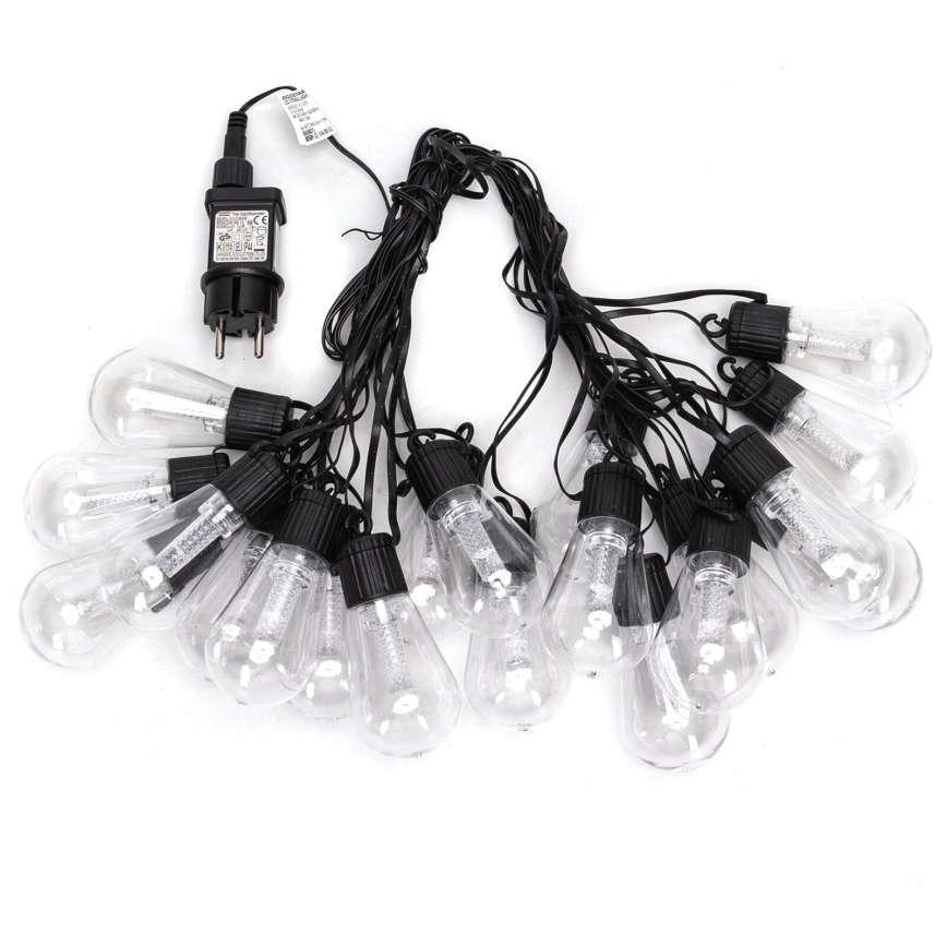Aigostar - LED buiten decoratieve lichtsnoer 20xLED/13m IP44 koud wit