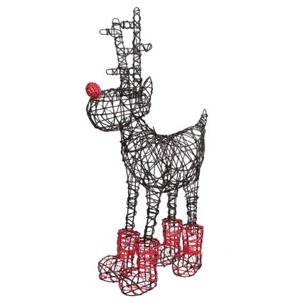 Aigostar - LED Buiten kerstdecoratie 140xLED/8 functies 0,6m IP44 warm wit rendier