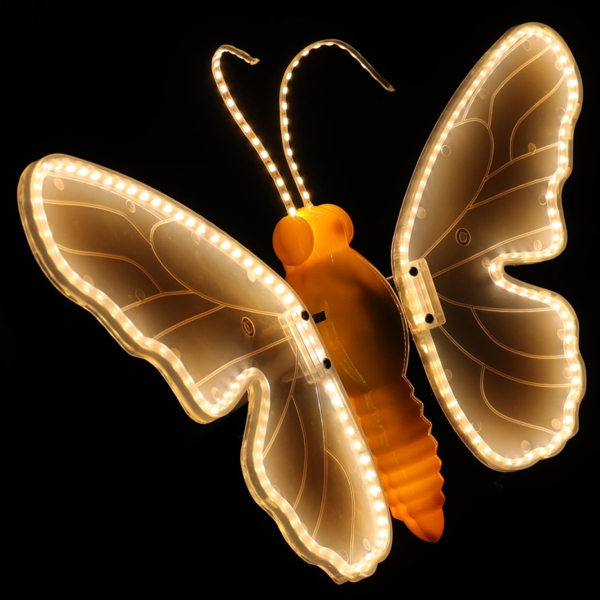 Aigostar - LED Buitendecoratie 246xLED/9W/230V 42 cm IP44 vlinder/meerkleurig