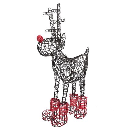 Aigostar - LED buiten kerstdecoratie 260xLED/8 functies 1,2m IP44 warm wit rendier