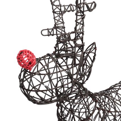 Aigostar - LED buiten kerstdecoratie 260xLED/8 functies 1,2m IP44 warm wit rendier