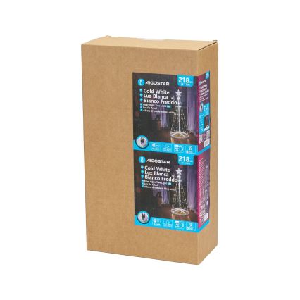 Aigostar - LED Buitenkerstdecoratie LED/3,6W/230V 150 cm IP44 koel wit