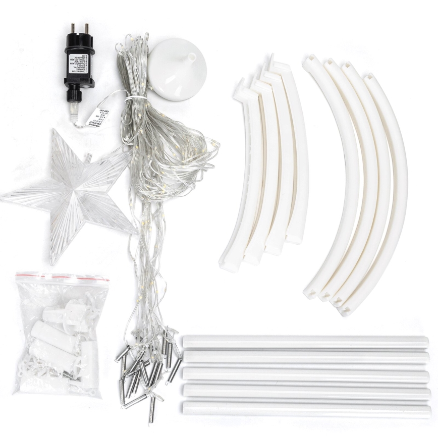 Aigostar - LED Buitenkerstdecoratie LED/3,6W/230V 180 cm IP44 koud wit