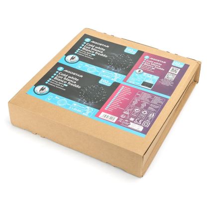 Aigostar - LED buiten kerstdecoratie 3,6W/230V bol 30 cm IP44 koud wit