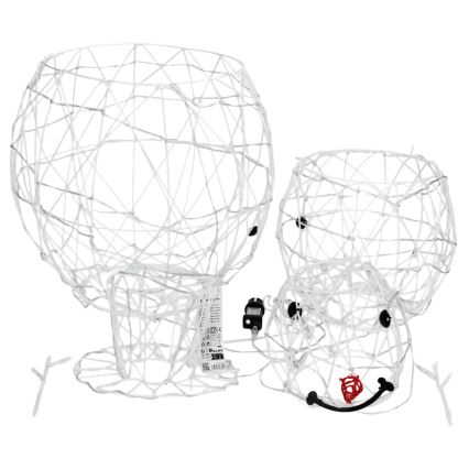 Aigostar - LED Buitenkerstdecoratie 3,6W/31/230V 2700K 120 cm IP44 sneeuwpop