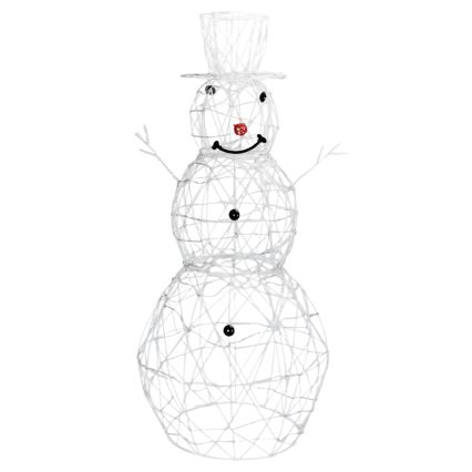 Aigostar - LED buiten kerstdecoratie 3,6W/31/230V 6500K 120cm IP44 sneeuwman