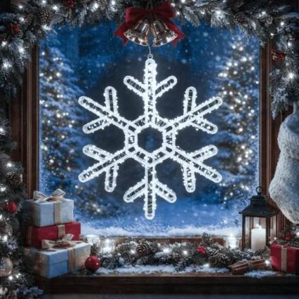 Aigostar - LED kerstdecoratie voor buiten 540xLED/6W/230V IP44 koel wit 45 cm sneeuwvlok