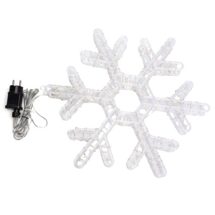 Aigostar - LED Buiten kerstdecoratie 540xLED/6W/230V 43 cm IP44 warm wit sneeuwvlok
