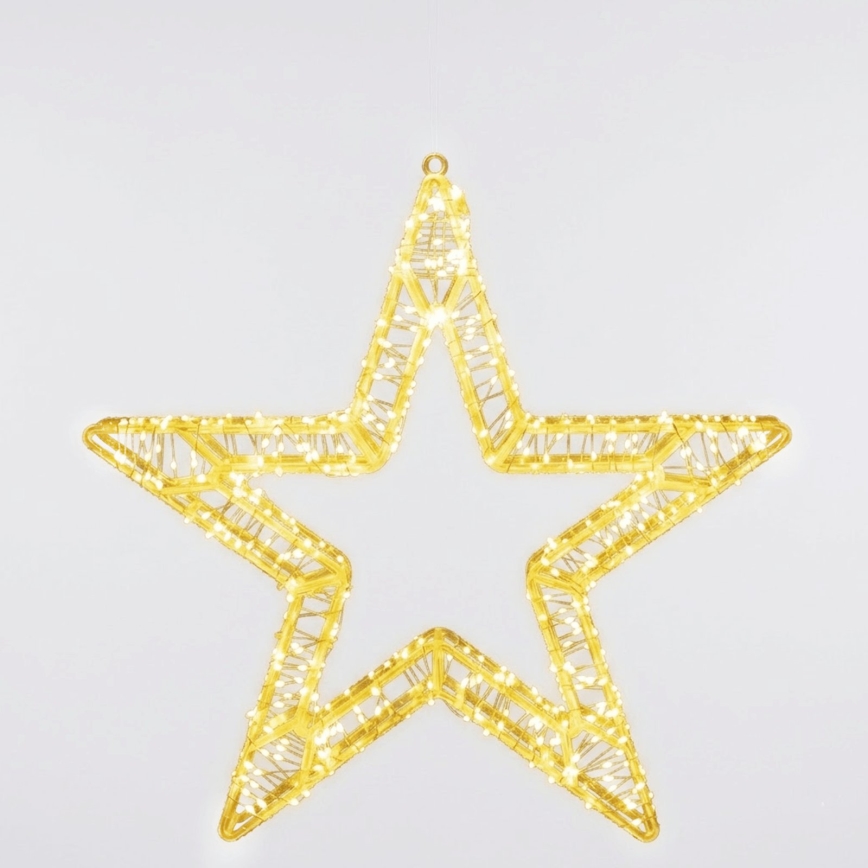 Aigostar - LED buiten kerstdecoratie 540xLED/6W/230V IP44 warm wit 45 cm ster